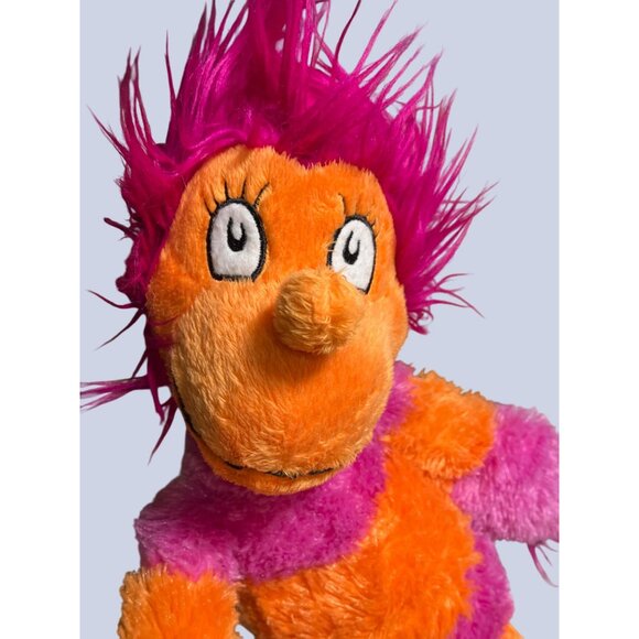 Kohls Cares Dr Seuss Orange and Pink Wocket in My Pocket Stuffed Plush Seuss 17" - Picture 6 of 14